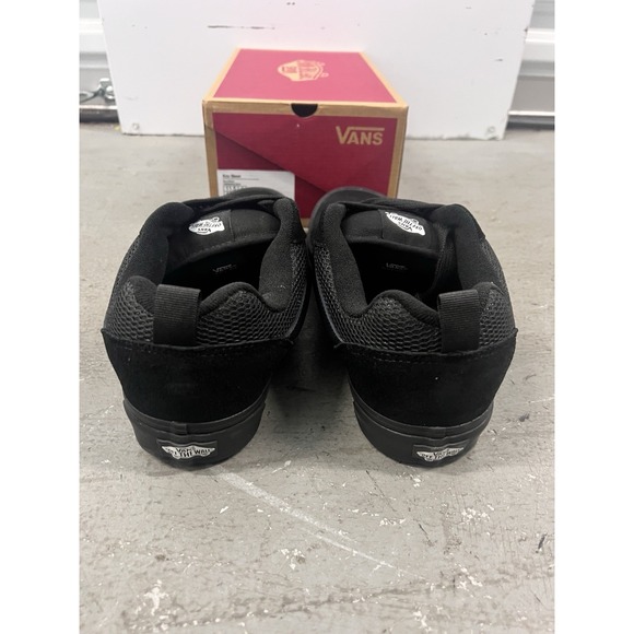 Vans Knu Skool Black/Black Skate Shoes Unisex Mens 12 Women\'s 13.5 VN009QCBKA